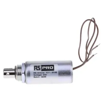 RS PRO Linear Solenoid, 24 V dc - 1770145 product image