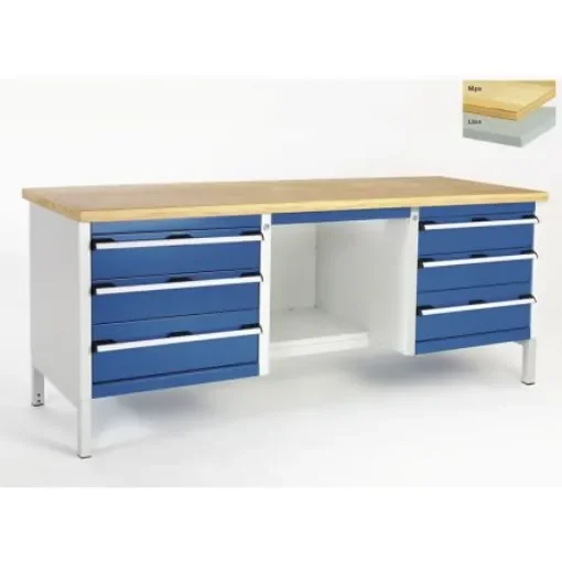 Bott Steel Workbench, 800kg Max Load, 840mm x 2000mm x 750mm - 41002073.11v product image