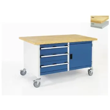 Bott Portable Steel Workbench, 300kg Max Load, 840mm x 1500mm x 750mm - 41002100.11v product image