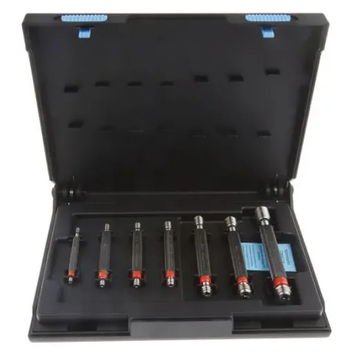 Volkel M10, M12, M3, M4, M5, M6, M8 Plug Thread Gauge Set Plug Gauge Set, 0.5mm Pitch Diameter - 16026 product image