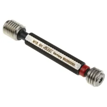 Volkel M18 x 2.5 Plug Thread Gauge Plug Gauge, 2.5mm Pitch Diameter - 16029 product image