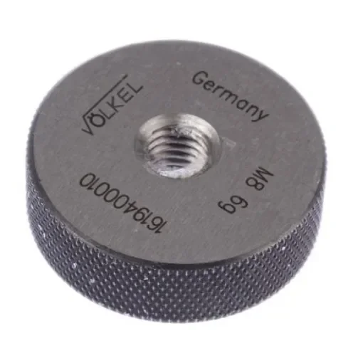 Volkel M8 x 1.25 Ring Thread Gauge Ring Gauge, 1.25mm Pitch Diameter - 16194 product image