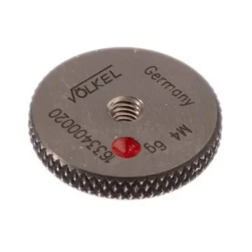 Volkel M4 x 0.7 Ring Thread Gauge Ring Gauge, 0.7mm Pitch Diameter - 16334 product image