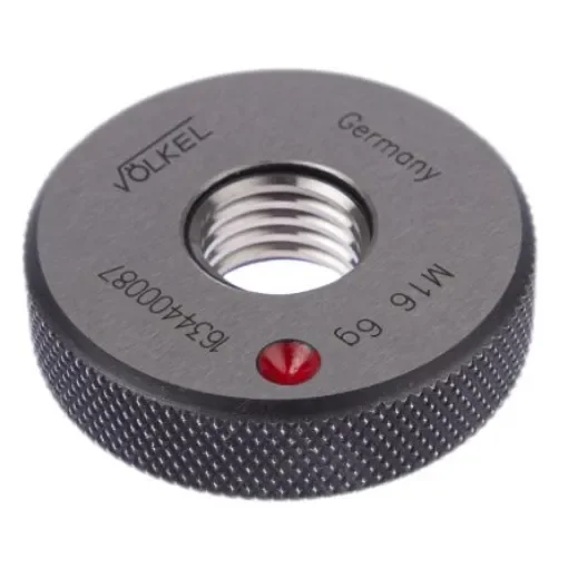 Volkel M16 x 2 Ring Thread Gauge Ring Gauge, 2.0mm Pitch Diameter - 16344 product image
