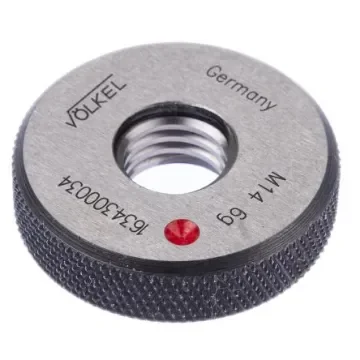 Volkel M14 x 2 Ring Thread Gauge Ring Gauge, 2.0mm Pitch Diameter - 16343 product image