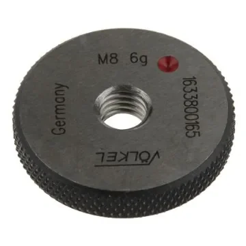 Volkel M8 x 1.25 Ring Thread Gauge Ring Gauge, 1.25mm Pitch Diameter - 16338 product image