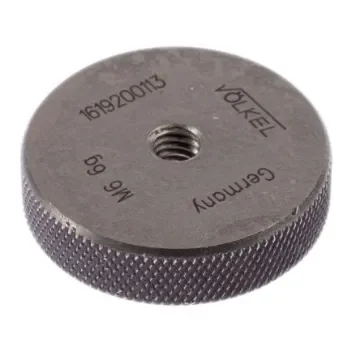 Volkel M6 x 1 Ring Thread Gauge Ring Gauge, 1.0mm Pitch Diameter - 16192 product image