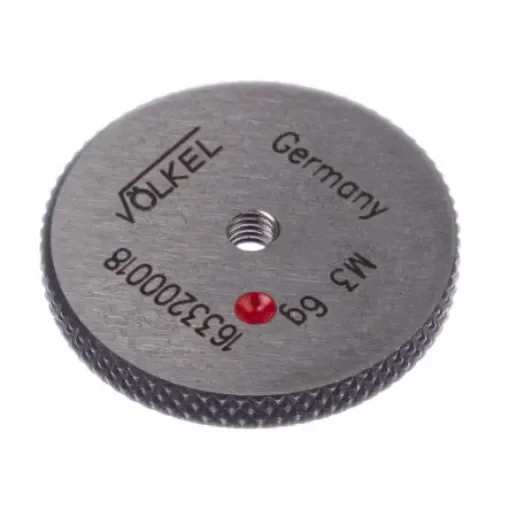 Volkel M3 x 0.5 Ring Thread Gauge Ring Gauge, 0.5mm Pitch Diameter - 16332 product image