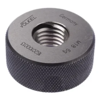Volkel M18 x 2.5 Ring Thread Gauge Ring Gauge, 2.5mm Pitch Diameter - 16201 product image