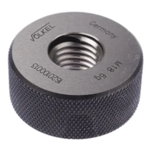 Volkel M18 x 2.5 Ring Thread Gauge Ring Gauge, 2.5mm Pitch Diameter - 16201 product image