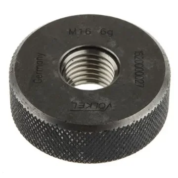 Volkel M16 x 2 Ring Thread Gauge Ring Gauge, 2.0mm Pitch Diameter - 16200 product image