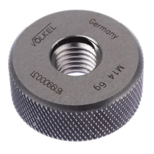 Volkel M14 x 2 Ring Thread Gauge Ring Gauge, 2.0mm Pitch Diameter - 16199 product image