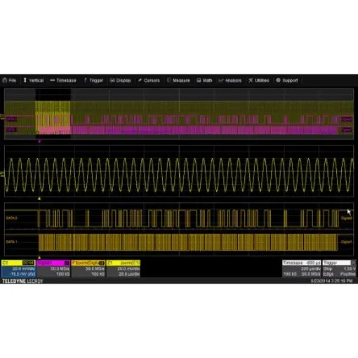 Teledyne LeCroy MSO Oscilloscope Software for Use with T3DSO1000 Series Oscilloscopes - T3DSO1000-MSO product image