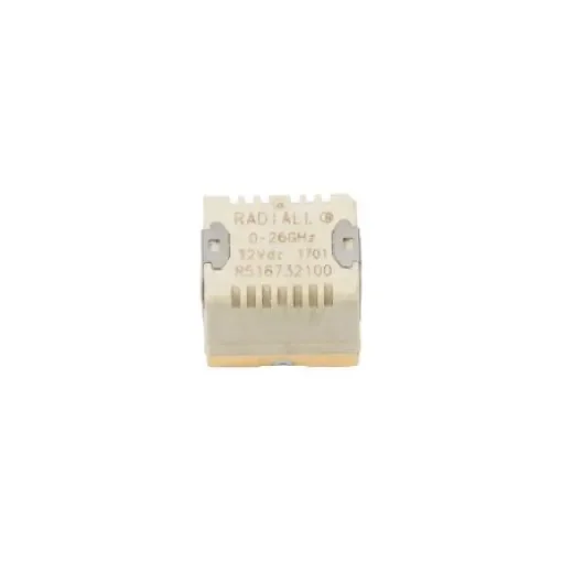 Radiall PCB Mount High Frequency Relay, 12V dc Coil, 50O Impedance, 8GHz Max. Coil Freq., SPDT - R516332100 product image