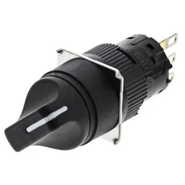 Schneider Electric Selector Switch - (1CO) 16mm Cutout Diameter 2 Positions - XB6EAD221P product image