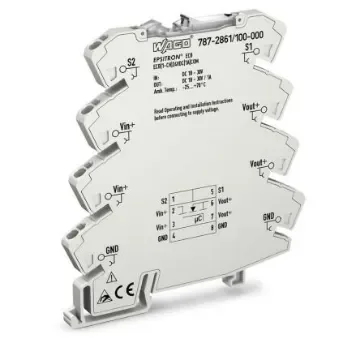 WAGO EPSITRON Electronic Circuit breaker 1A 30V 787-2861, 1 channels , DIN Rail Mount - 787-2861/100-000 product image