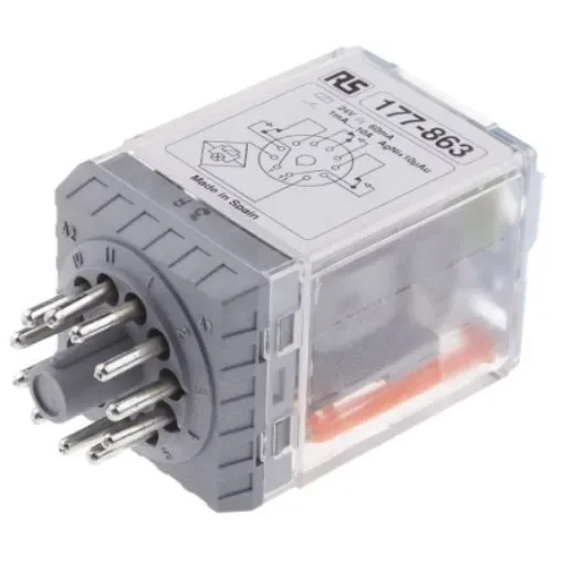 Releco PCB Mount Power Relay, 24V ac/dc Coil, 10A Switching Current, 3PDT - C3-A38 BX 24V product image