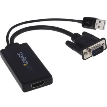 StarTech.com VGA to HDMI Video Converter, 260mm Length - 1920 x 1080 Maximum Resolution - VGA2HDU product image