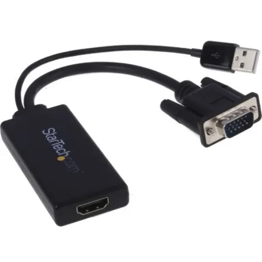 StarTech.com VGA to HDMI Video Converter, 260mm Length - 1920 x 1080 Maximum Resolution - VGA2HDU product image