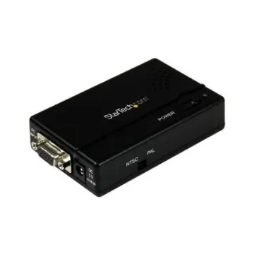 StarTech.com 2 port VGA to Composite, S-Video Video Converter, 100mm Length - 640 x 480 Maximum Resolution - VGA2VID product image