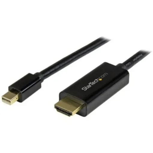StarTech.com Mini DisplayPort to HDMI Adapter, 1m Length - 4K x 2K Maximum Resolution - MDP2HDMM1MB product image