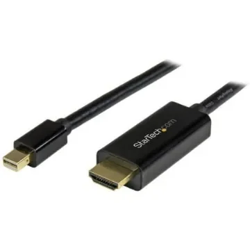 StarTech.com Mini DisplayPort to HDMI Adapter, 2m Length - 4K x 2K Maximum Resolution - MDP2HDMM2MB product image