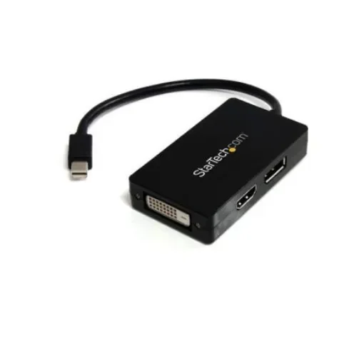 StarTech.com 3 port Mini DisplayPort to DisplayPort Adapter, 150mm Length - 1920 x 1200 (DVI/HDMI), 2560 x 1600 - MDP2DPDVHD product image
