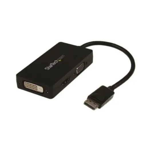 StarTech.com 3 port DisplayPort to DVI, HDMI, VGA Adapter, 150mm Length - 1920 x 1200 Maximum Resolution - DP2VGDVHD product image