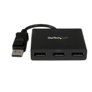 StarTech.com 3 port DisplayPort to DisplayPort Adapter, 190mm Length - 4K Maximum Resolution - MSTDP123DP product image