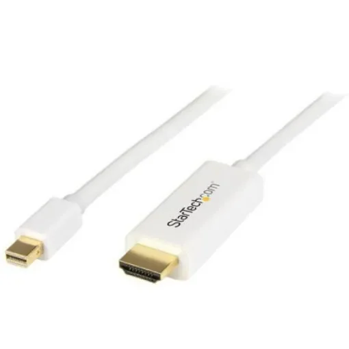 StarTech.com Mini DisplayPort to HDMI Adapter, 2m Length - 4K x 2K Maximum Resolution - MDP2HDMM2MW product image