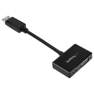 StarTech.com 2 port DisplayPort to HDMI, VGA Adapter, 150mm Length - 1920 x 1200 Maximum Resolution - DP2HDVGA product image