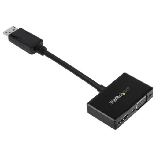 StarTech.com 2 port DisplayPort to HDMI, VGA Adapter, 150mm Length - 1920 x 1200 Maximum Resolution - DP2HDVGA product image