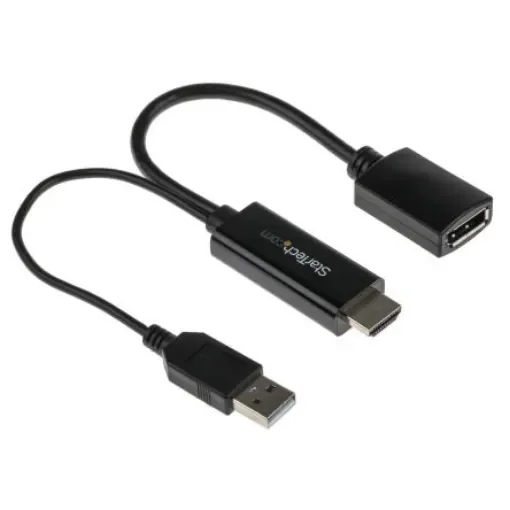 StarTech.com HDMI to DisplayPort Adapter, 255mm Length - 3840 x 2160 Maximum Resolution - HD2DP product image