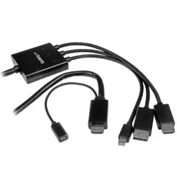 StarTech.com DisplayPort, Mini DisplayPort to HDMI Adapter, 2m Length - 4K Maximum Resolution - DPMDPHD2HD product image