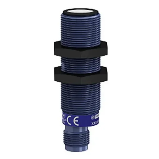 Telemecanique Sensors Ultrasonic Threaded Barrel Proximity Sensor, M18, 1 m Detection 0-10 V, 24 V dc - XXS18P1VM12 product image