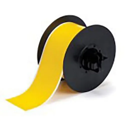Brady B-7569 Vinyl Yellow Label Roll, 57mm Width, 1 Roll Qty - B30C-2250-7569-YL product image