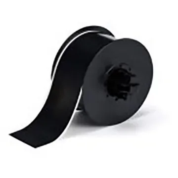 Brady B-7569 Vinyl Black Label Roll, 101mm Width, 1 Roll Qty - B30C-4000-7569-BK product image