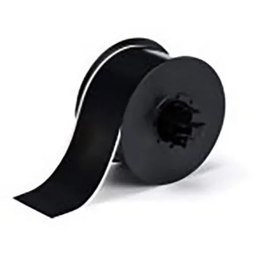 Brady B-7569 Vinyl Black Label Roll, 101mm Width, 1 Roll Qty - B30C-4000-7569-BK product image