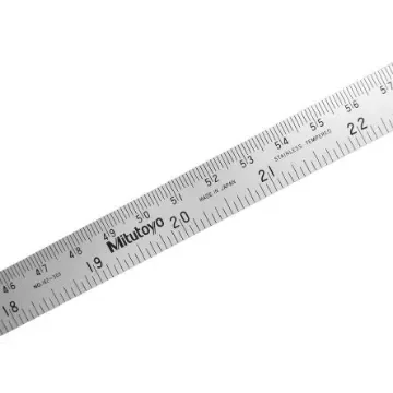 Mitutoyo 1m Steel Imperial, Metric Ruler - 182-309 product image