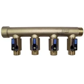Watts Brass Pipe Fitting, Straight Compression Manifold, Male 3/4in to Male 1/2in - 003636 product image