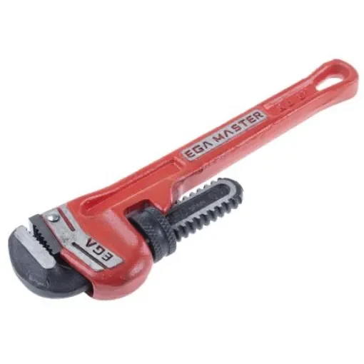 Ega-Master Pipe Wrench, 203.2 mm Overall, 25.4mm Jaw Capacity, Metal Handle - 61014 product image
