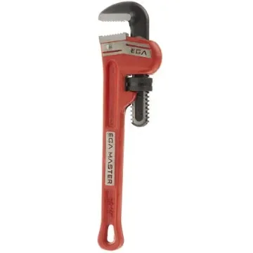 Ega-Master Pipe Wrench, 254.0 mm Overall, 25.4mm Jaw Capacity, Metal Handle - 61015 product image