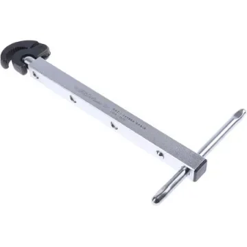 Ega-Master Pipe Wrench, 460.0 mm Overall, 32mm Jaw Capacity, Metal Handle - 61009 product image