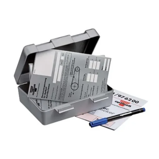 Drive Belt Diagnostic Kit containing 2 x pads of label stickers Smudge resistent marker - Note Box product image