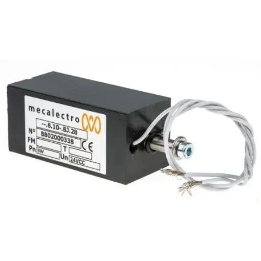 Mecalectro Solenoid Interlock Switch, Power to Lock, 24V dc - 8 10 BJ 28 product image
