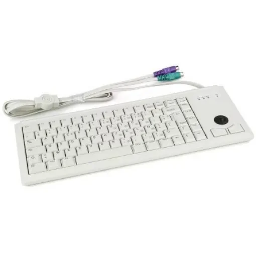 Cherry Wired PS/2 Compact Trackball Keyboard, AZERTY - G84-4400LPBFR-0 product image