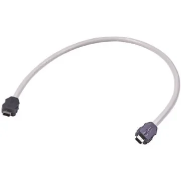 HARTING, 0.5m Cat6a, Grey ix Industrial to Male ix Industrial Male, Terminated PVC Sheath - 33481111A20005 product image