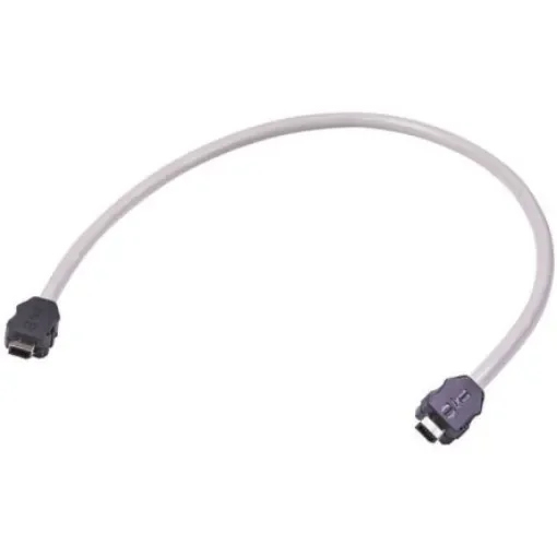 HARTING, 0.5m Cat6a, Grey ix Industrial to Male ix Industrial Male, STP Shielded, Terminated PUR Sheath - 33481111A21005 product image