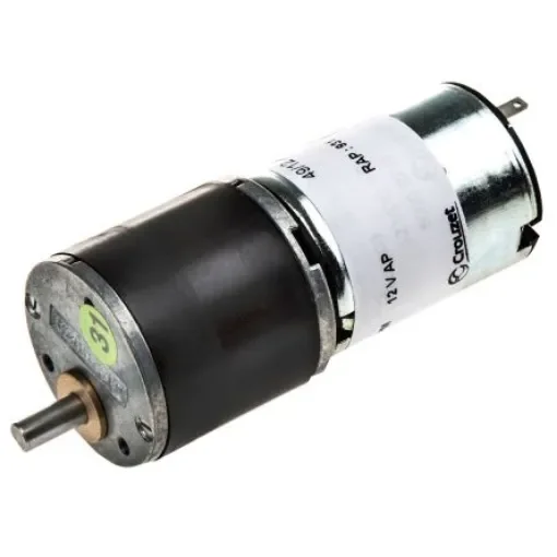 Crouzet Brushed Geared DC Geared Motor, 3 W, 12 V dc, 50 Ncm, 4.6 rpm, 5mm Shaft Diameter - 82862202 product image