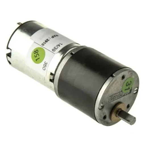 Crouzet Brushed Geared DC Geared Motor, 3 W, 12 V dc, 50 Ncm, 1.5 rpm, 5mm Shaft Diameter - 82862203 product image